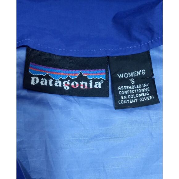 Patagonia Women's Y2K Purple Windbreaker Jacket Running Lightweight Zip Size S - Picture 8 of 11